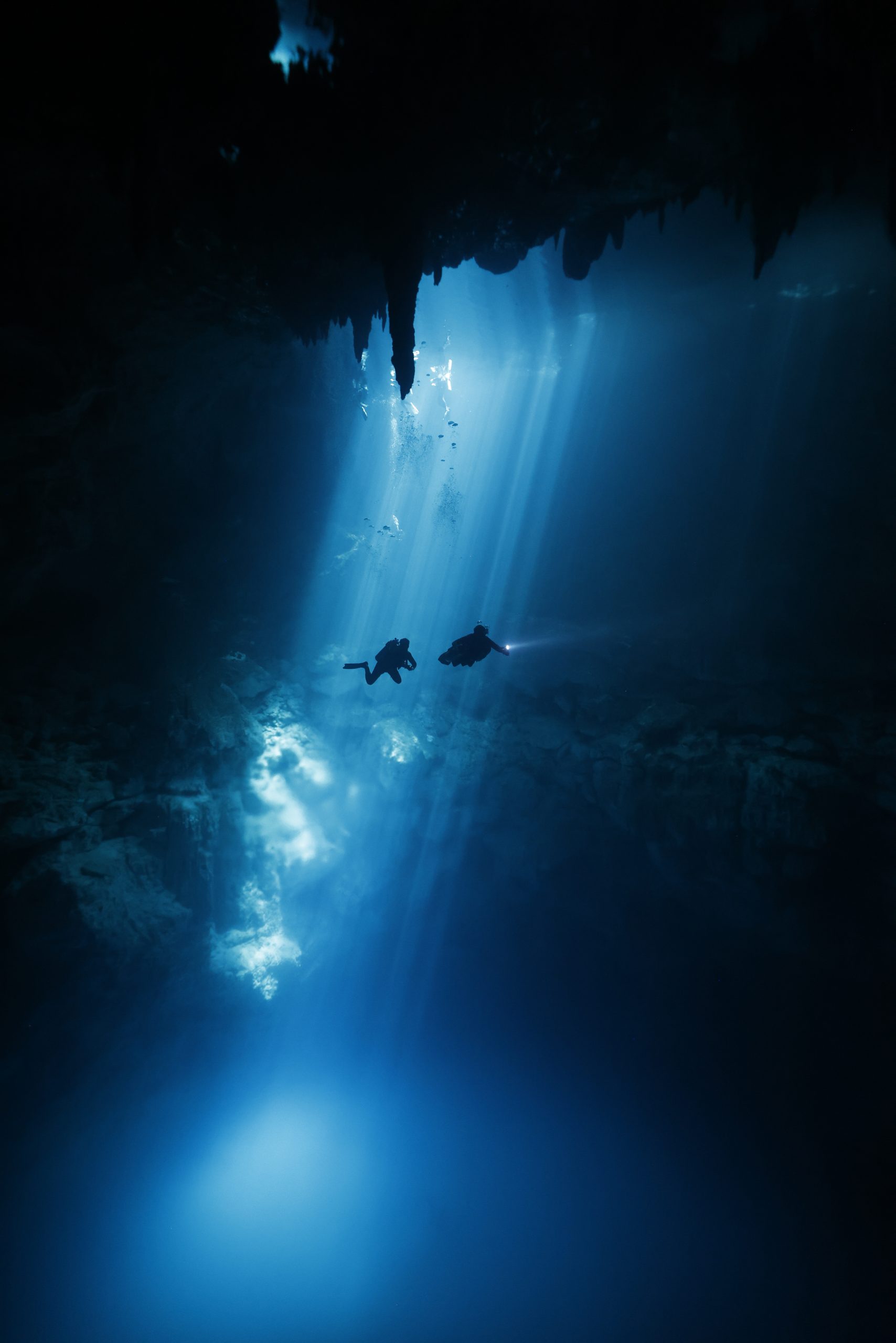 Buceo en cuevas en Playa del Carmen